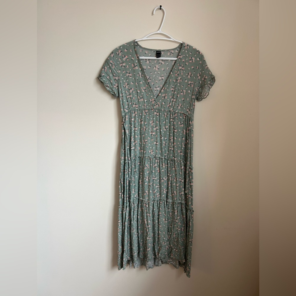 Green Floral Dress
